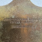 Vintage 1960 s Mcm Copper   Enamel Pendant David Andersen Norway By U tangerud