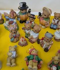 Bear Figurines 38 Piece Lot Homco   Enesco Cherished Teddies Miniatures