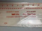 Vintage Scovill Dritz 15  See-thru Dressmaker s Sewing Crafts Ruler No 621 New