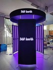 8 5 X 8ft 360 Photo Booth Led Background Photobooth Enclosure 24 Multi-color Led