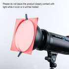 9 Pack Gel Filter Colored Overlays Correction Gel Light  Assorted Colors 