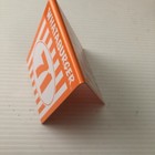 Whataburger Table Tent Number 71 Famous Burgers Chain Orange And White