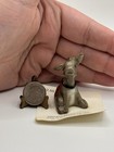Vintage Retired Rare Hagen Renaker Donkey Mule Figurine Mini On Card    