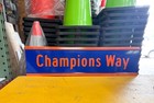 Replica Champions Way Street Sign 36  W X 9  H