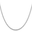 2 3mm Rope Chain Necklace 28 Inch 925 Sterling Silver Italian Solid