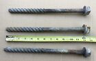Vintage Railroad Spike Screws Lot Of 3 Spikes 12  X 5 8 