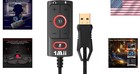 Multi-device Usb Sound Card With 7 1 Surround Audio - Perfect For Gamers
