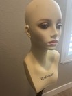 Rene Of Paris Female Wig Display Mannequin Head Bust Stand  Beige