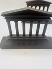 Vintage Greek Parthenon Bookends Bronze Roman Columns Classical Pair Felt Bottom