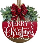 Elegant Christmas Wreath For Front Door - Holiday Porch Decoration Hanger