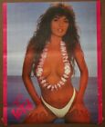 Lot Of 4 1980 s Posters Pin-up Man Cave Garage Life Guard Black Magic Get Lei d
