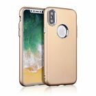 For Apple Iphone 6 7 8 Plus x xs Max xr Shockproof Hybrid Matte Silicone Case