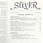 Silver Magazine     September   October 1978     Scheffield Plate  Souvenir Spoons