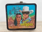 Vintage The Legend Of Lone Ranger Tv Show Metal Tin Lunch Box 1980 Western Tonto