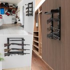 Gun Rack Wall Mount Indoor Gun Rack For Wall W  Shelf Horizontal Removable Tray