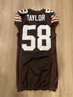 Game Worn Nfl Jersey 2003 Cleveland Browns Ben Taylor Hit Marks wear