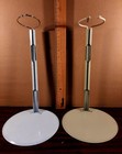 2 Vintage Metal Doll Stands Adjustable To 12 To 24 Inch