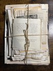 100 Assorted Aged Ephemera Vintage Book Paper Lot For Junk Journal  Scrapbooking