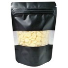 Matte Black Food Grade Aluminum Zip Seal Bags For Food Coffee Products 3 5x5in