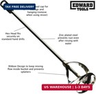 Edward Tools Paint And Mud Mixer For Drill - Mixes 1 To 3 Gallons - 15 3 4  Leng