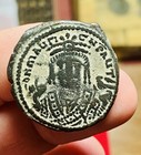 Maurice Tiberius Ae Follis Antioch Ad 601-602  Year 20     n Mavric  Last Issue xf