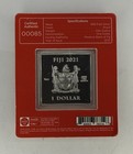 Coca-cola 2021 Arden Square Coin Fiji 1 Oz  999 Silver       proof One Dollar  1      