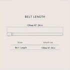 Mens Pu Leather Ratchet Belt Automatic Buckle Adjustable Casual Waist Belt