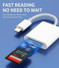 Usb To Card Reader Adapter Camera Micro Sd Memory Slot For Iphone Ipad Ipod Lot