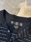 Vintage Tiger Woods X Nike Golf Textured Polo Shirt Black