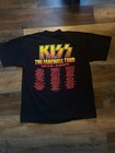 New Vintage Men s Black Kiss The Farewell Tour 1973-2000 Concert T-shirt Size Xl