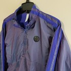 Adidas Pullover 1 4 Zip Windbreaker Jacket Iridescent Color Shift Women s Size S
