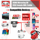 4k Hdmi Mirroring Av Cable Phone To Hdtv Tv Adapter For Iphone Android Universal