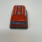 Vintage Japanese Mobil Gas Truck Tin Friction Toy