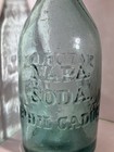 Rare - 1870   s Napa Soda Phil Cadug Long Neck Blob Top Soda Bottle Mineral Water