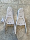Leaderfins Freediving Forza White Foot Pockets Size 33-34  Used