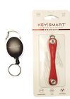 Keysmart Keychain   Id Retractable Keyring Clip  Compact Key Holder Extended-new