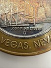 Las Vegas Club 10 Dollar Gaming Token  999 Silver Center las Vegas New Year 2002