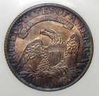 1827 Ngc Au58 Square-2 O-128 Capped Bust Half Dollar