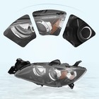 Headlight Assembly Lh Driver Side Halogen For 2004-2009 Mazda3 Sedan Replacement