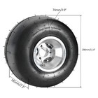 5  Slick Wheels 11x7 10-5 10x4 50-5 Tires Rim3 Stud For Go Kart Drift Trike Atv