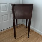 Zeeland Michigan Colonial Manufacturing Company End Phone Table - Mahogany