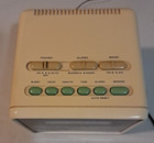 Vintage Working Sound Design Radio Alarm Clock Tested Morning Call  3634 Wht