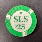 Sls Las Vegas Nevada  25 Casino Chip 2014 Obsolete Gaming Token Vegas Strip
