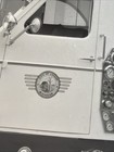 Orig Vintage 1940s Lansing Michigan Fire Dept Photo Seagrave Pumper Truck Lfd Mi