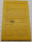 1972 Vintage Southern Railway Railroad Dining Car Dinner Menu On Card Stock
