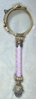 Russian Silver Pink Enamel Lornet