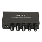 6 5mm Karaoke Mixer Aluminium Alloy Dual Microphone Input Portable Digital Lxhr