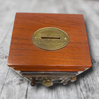 Antique 1902 Post Office Box Door Artisan Made Celtic Woodshop Wood Glass Metal