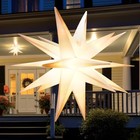 Set Christmas Star Lantern Moravian Light 23   Star 3d Plastic Waterproof 1