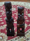 2 -vntg Maori-polynesian -tribal Art Hand Carved -12 75x3 75    15x3 75  -mint-
